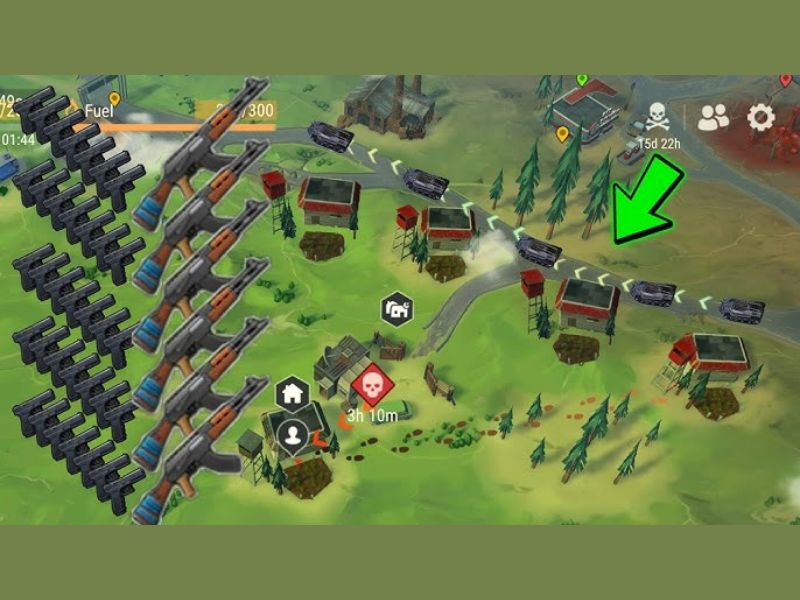 Bản đồ rộng lớn trong Last Day on Earth Mod APK