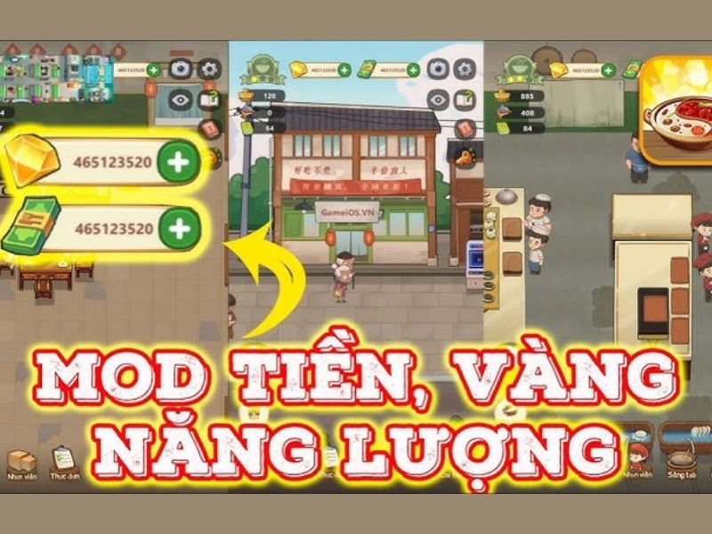 Các Tính Năng MOD Của Phiên Bản Tiệm Lẩu Đường Hạnh Phúc Mod