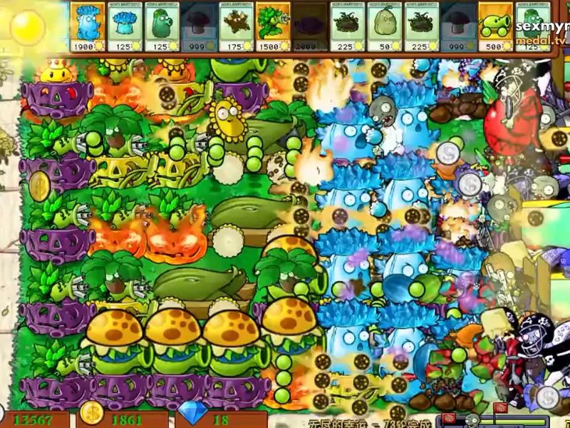 Chế Độ Chiến Đấu Trong PVZ Hybrid Hack