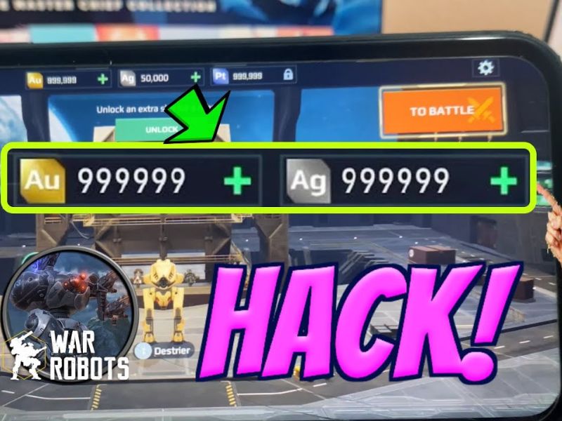Hack Full Vàng Của War Robot 