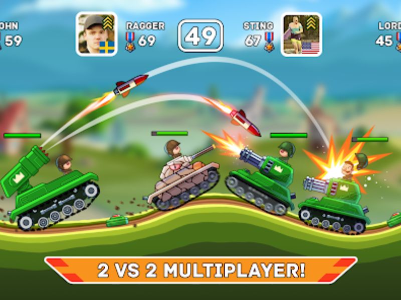 Hills Of Steel Hack Hệ Thống Xe Tăng Và Nâng Cấp