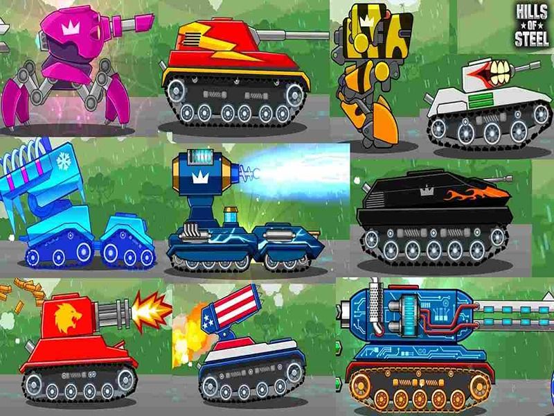 Tải Hills Of Steel MOD APK (Full Tiền, Kim Cương,...)