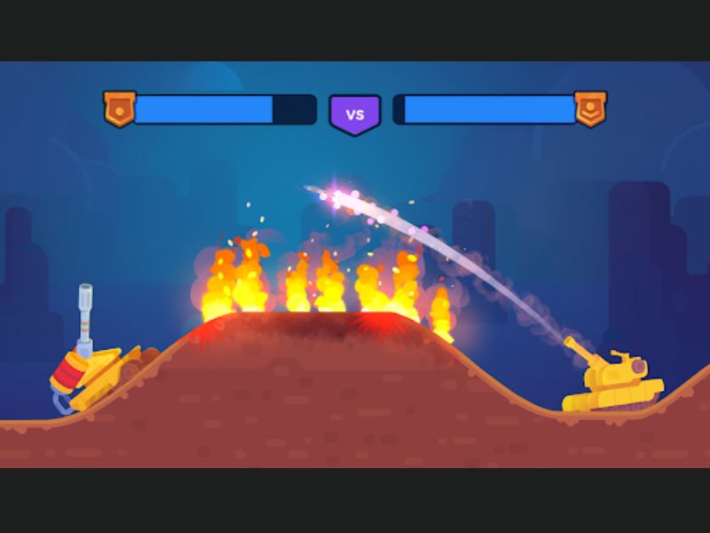 Tải Tank Stars MOD (Full Tiền, Kim Cương, Menu ) v2.18.0 Tank Stars Chế độ PvP trực tuyến