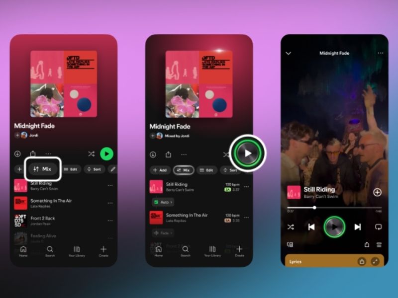 Tải Spotify Premium Mod APK (Mở Khóa Premium) v9.0.98.265 Tính Năng Playlist Trong Spotify Premium Mod APK