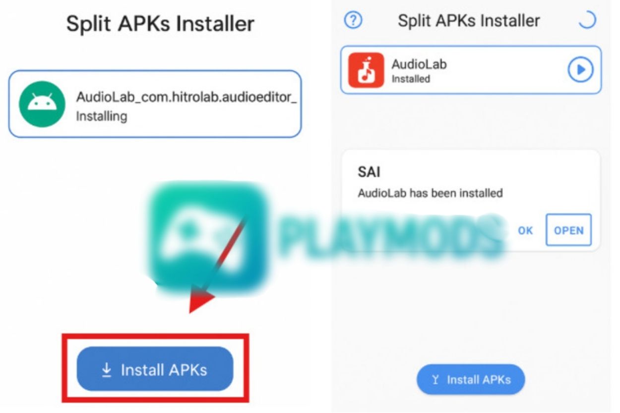 Cài đặt file APKs hoặc XAPK 3