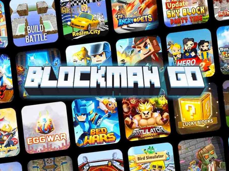 Tải Blockman Go MOD (Vô Hạn Gcubes, Menu) v3.19.4 Blockman Go Hệ thống Mini-Game đa dạng