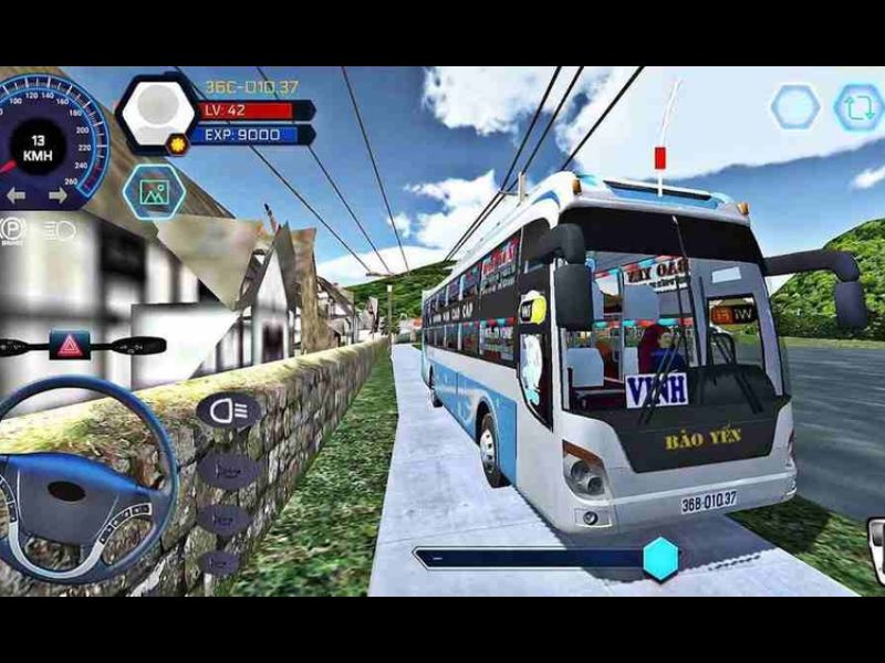 Bus Simulator Vietnam Modpure Cơ chế lái chân thực