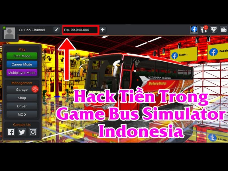 Các Tính Năng Nổi Bật Của Phiên Bản Hack Bus Simulator Indonesia