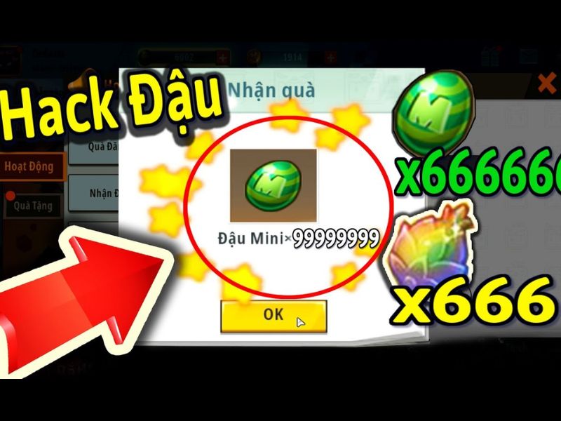 Mini World Hack Xu Và Đậu