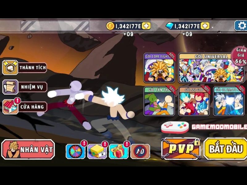 Stickman Warriors Các Chế Độ Game Đa Dạng