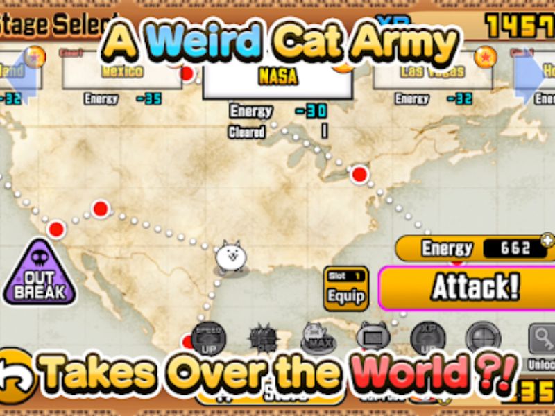 The Battle Cats Đa Truy tìm kho báu