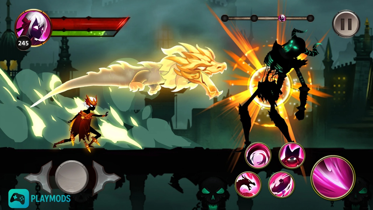 Game Play Hấp dẫn của Stickman Legends