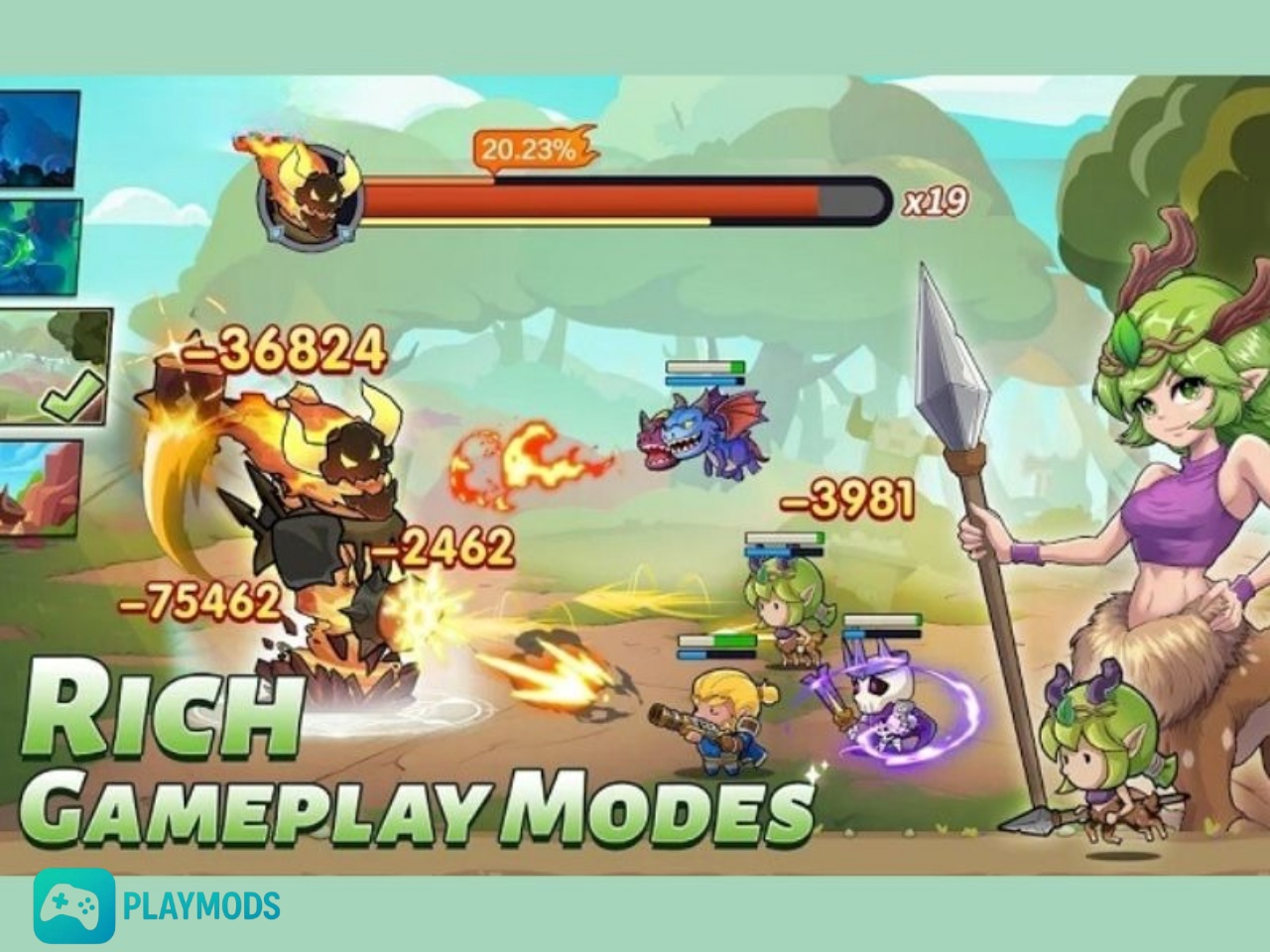 Những Tính Năng Nâng Cấp Trong Hack Mini Hero