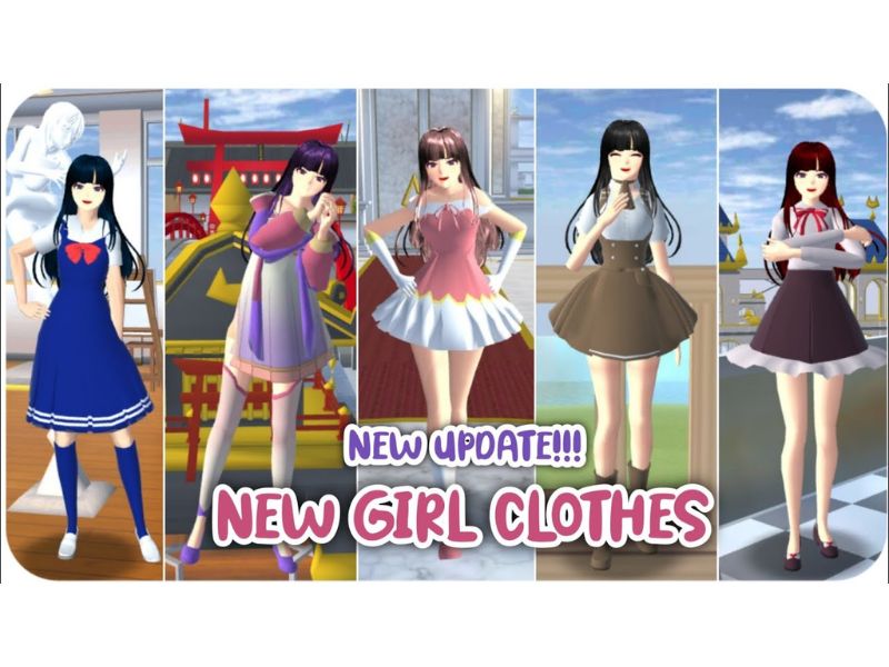 Sakura School Simulator Hệ thống trang trí nhân vật phong phú