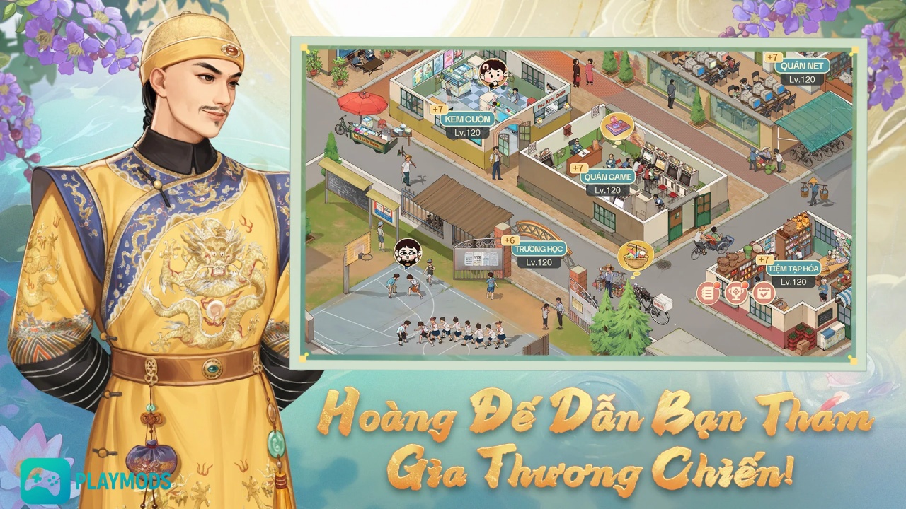 Tải Tiệm Tạp Hóa Thời Gian MOD APK (Vô Hạn Tiền, No Ads) v2.5.1 Khám phá các huyện thành tại Tiệm Tạp Hóa Thời Gian