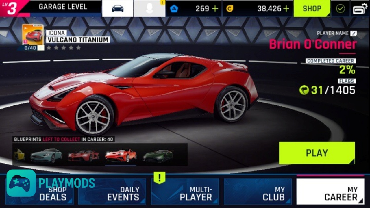 Tải Asphalt 9 Hack (Full Xe, Tiền, Xe) v47.1.0a Phiên Bản Mới Nhất Bắt đầu với xe cao cấp