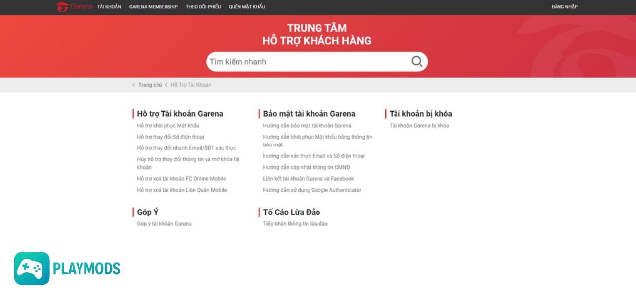 Chọn chính sác vấn đề của mình