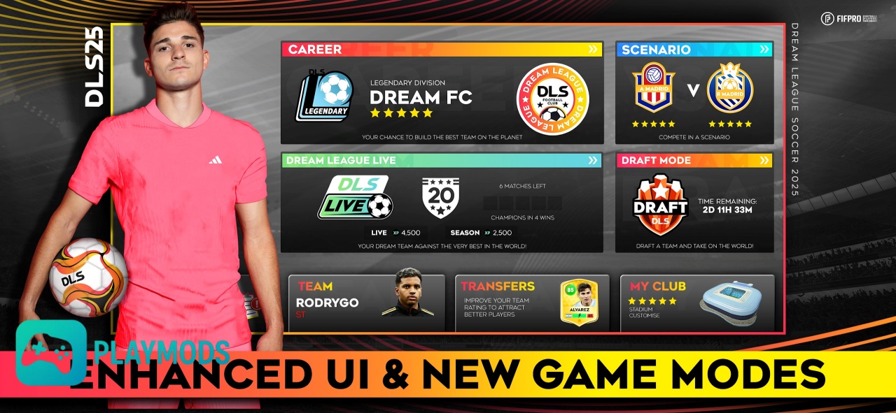 Tải Dream League Soccer 2025 (Full Vàng, Kim Cương) v13.020 Thị trường chuyển nhượng sôi động