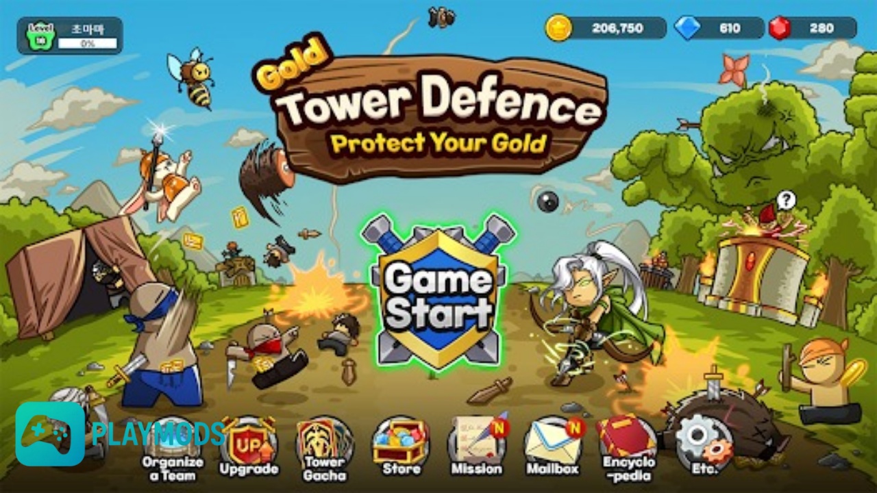 Tải Gold Tower Defence Hack (Vô Hạn Tiền, Kim Cương, Ruby) v2.1.26 Giới Thiệu Sơ Lược Về Gold Tower Defence Hack
