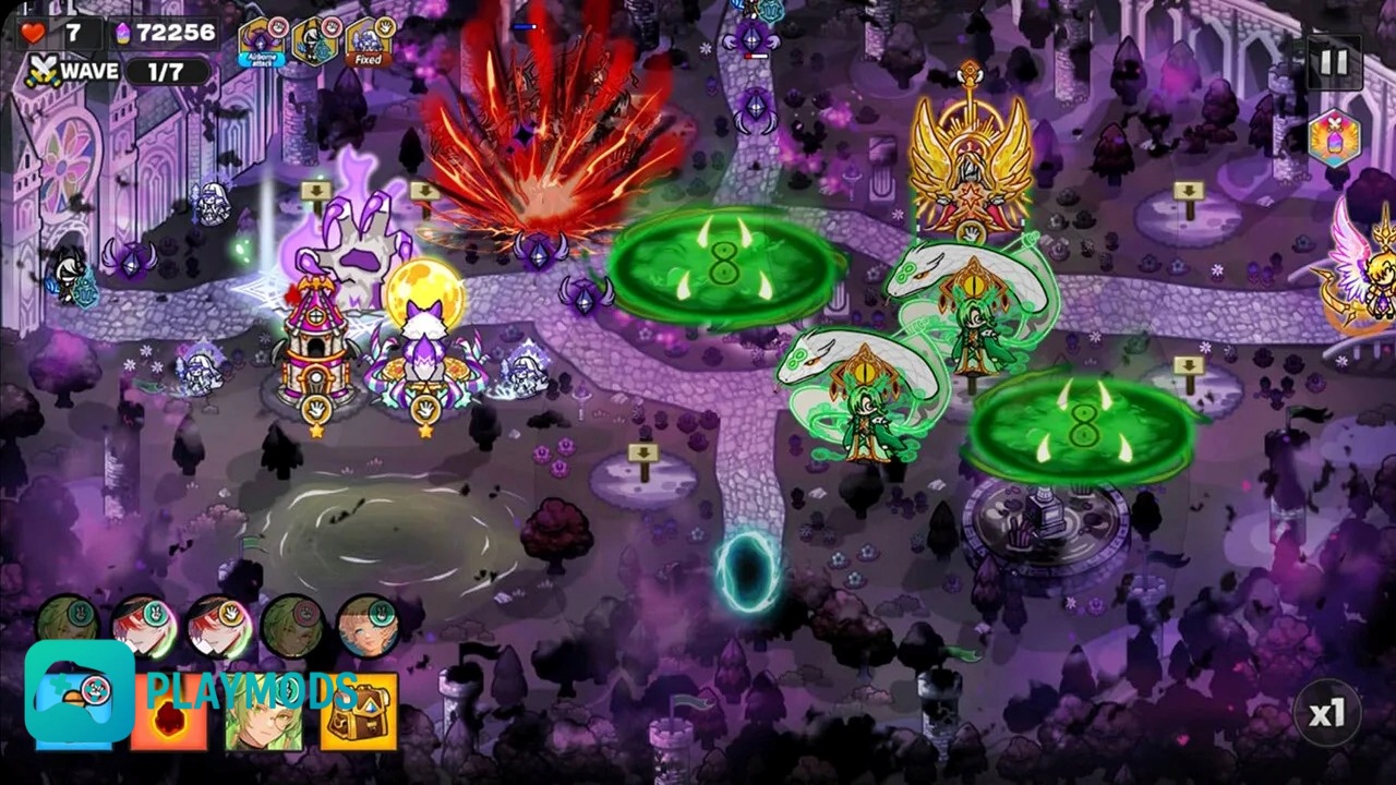 Tải Gold Tower Defence Hack (Vô Hạn Tiền, Kim Cương, Ruby) v2.1.26 Chiến thuật đa dạng – không trận nào giống trận nào