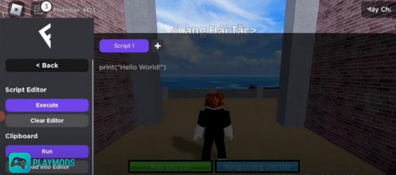 Bước 4 tải Hack Blox Fruit