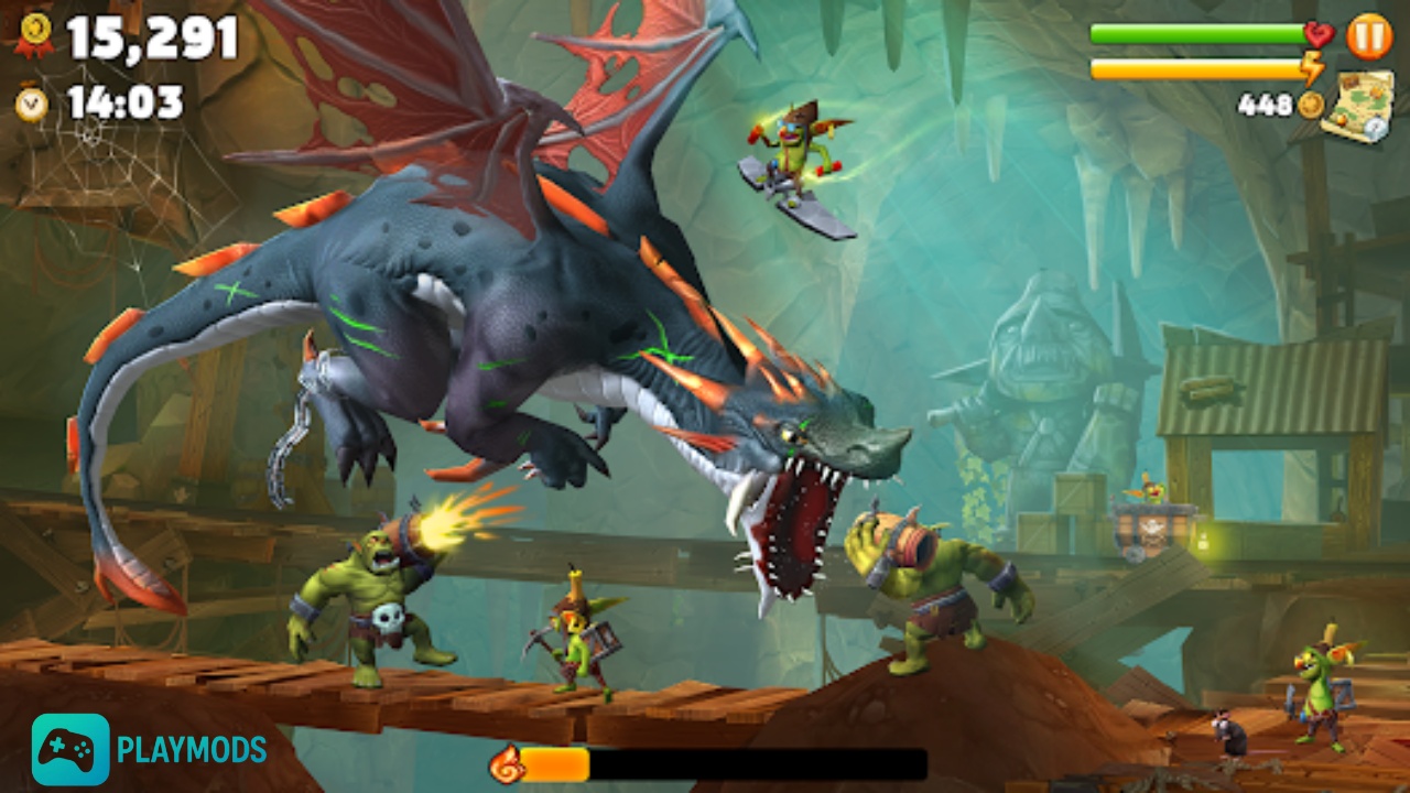 Tải Hungry Dragon MOD APK (Full Tiền/Kim Cương, One Hit, Bất Tử) v5.6 hack-hungry-dragon-02