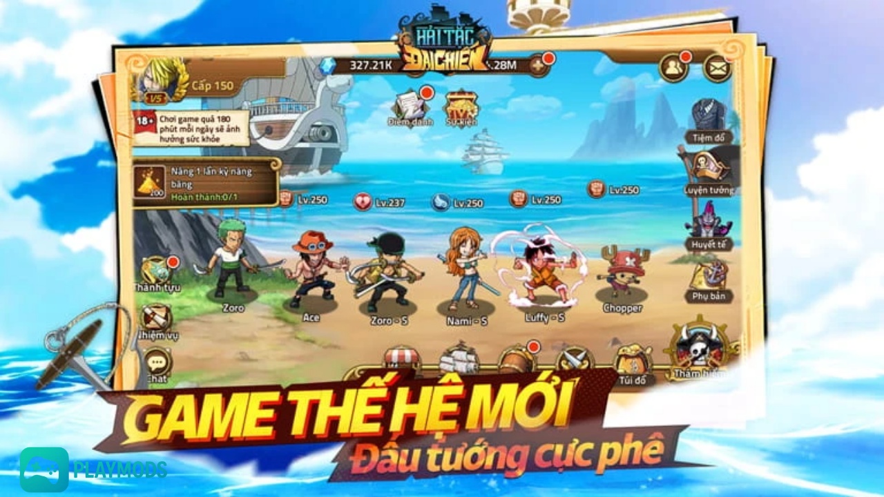 Tải Huyền Thoại Hải Tặc MOD APK (Vô hạn tiền, Vô hạn thùng bia, Full tướng) v1.0.5 hack-huyền-thoại-hải-tặc-04