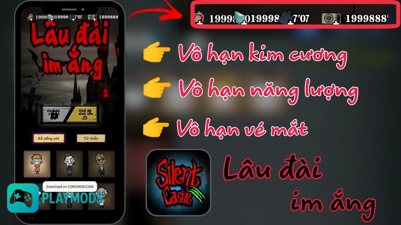 Những Yếu Tố Hấp Dẫn Có Trong Bản MOD Lâu Đài Im Ắng