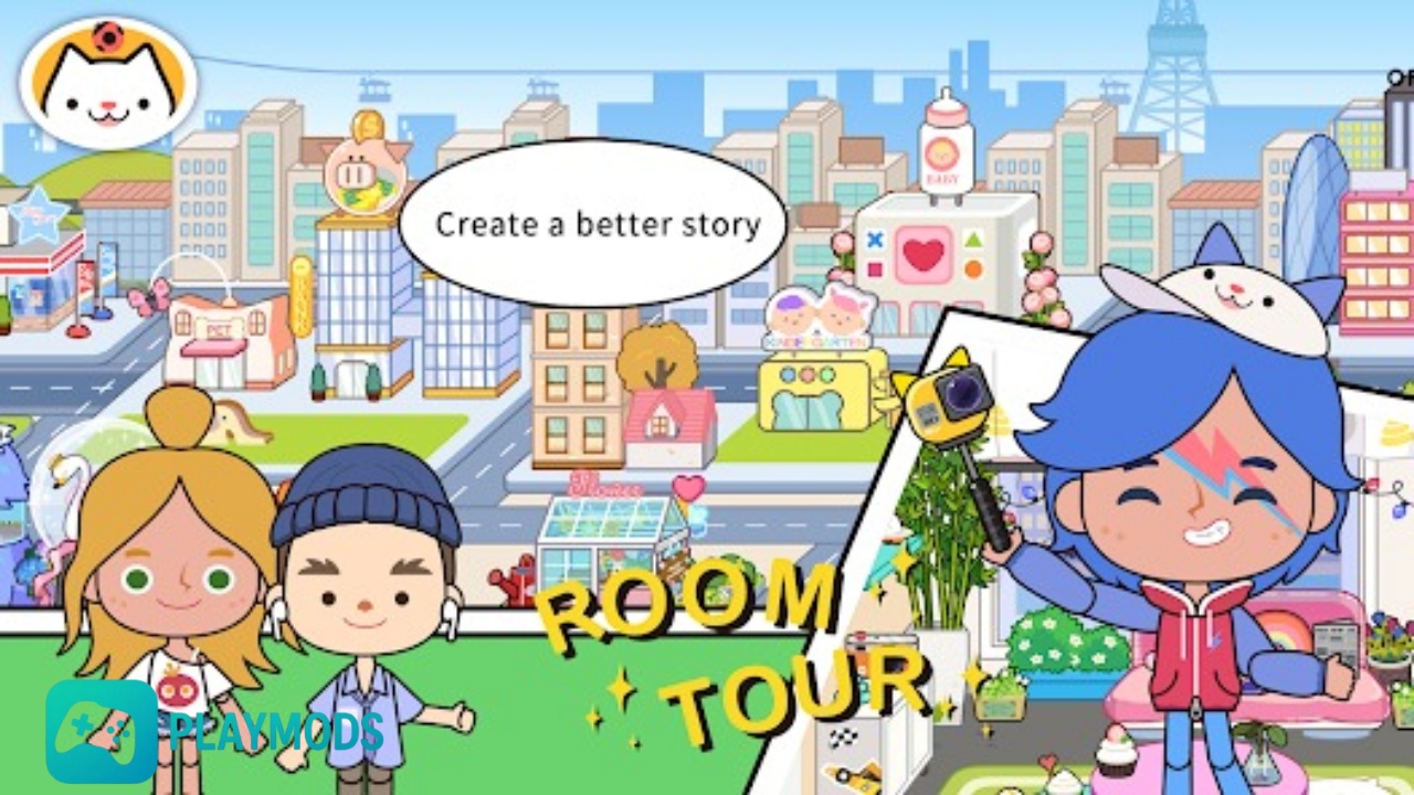 Tải Miga World Mod APK (Mở Khóa Tất Cả) v1.91 Cho Android Tương tác thông minh cùng nhân vật ảo