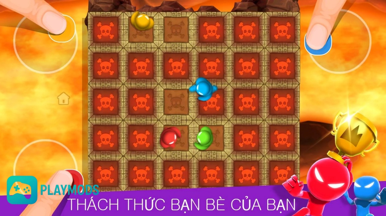 Tham gia chế độ 2–4 người để luyện phản xạ