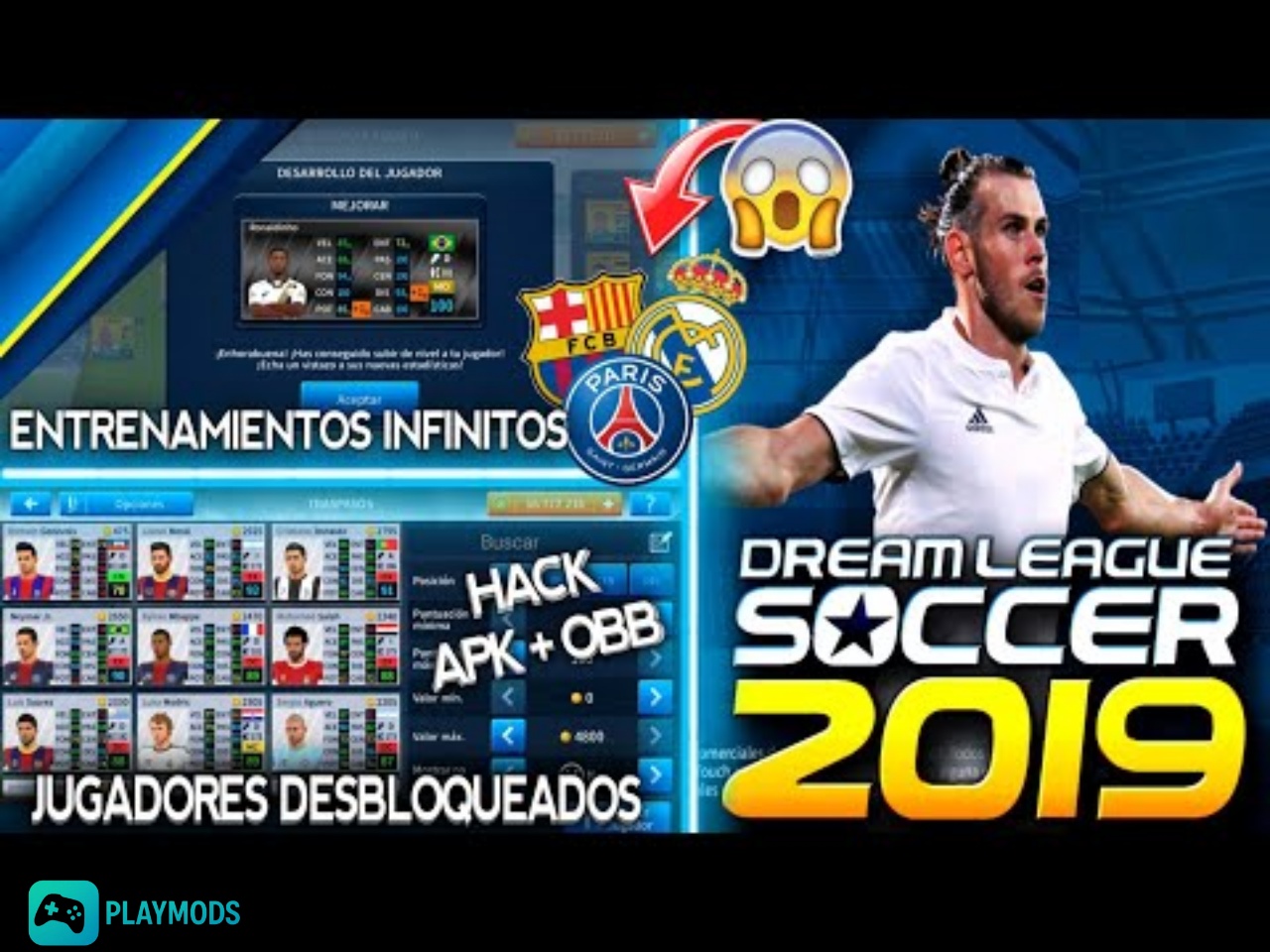 Tải Dream League Soccer 2019 (Mod Tiger Vô Hạn Tiền, Full Cầu Thủ) v6.15 tai-dream-league-soccer-2019-mod-tiger-vo-han-tien-02