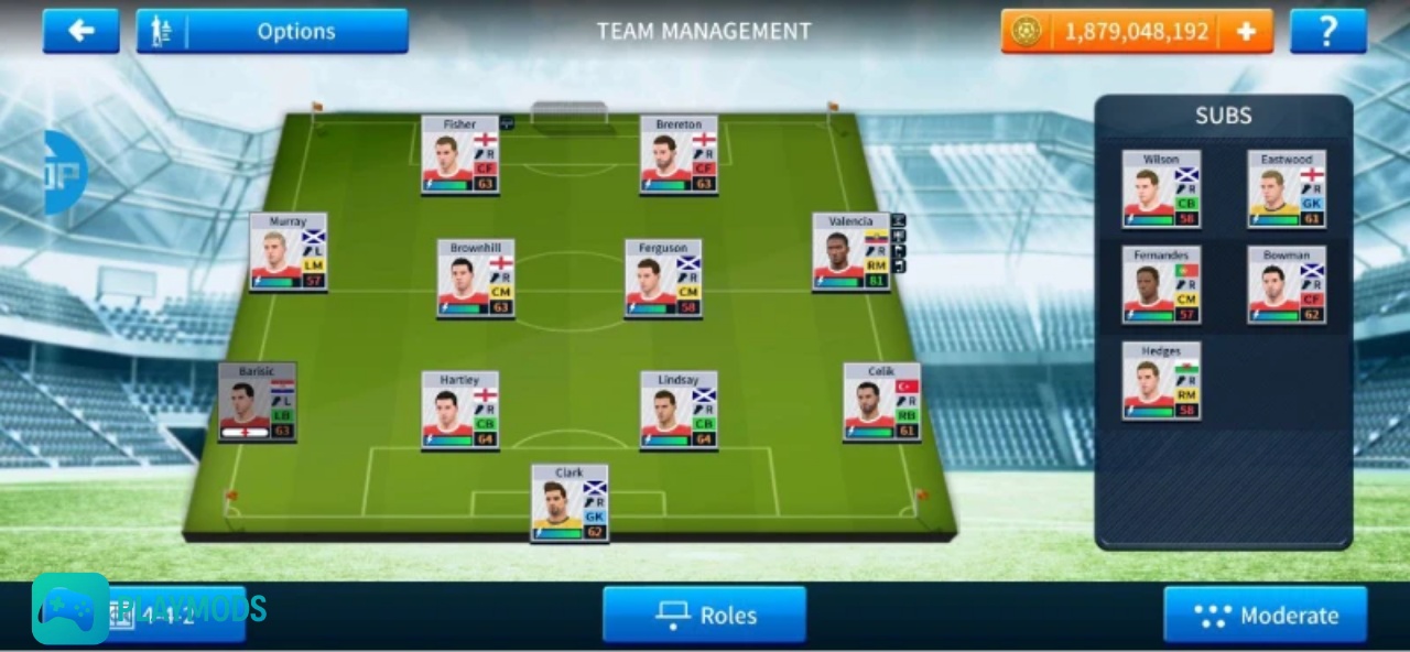 Tải Dream League Soccer 2019 (Mod Tiger Vô Hạn Tiền, Full Cầu Thủ) v6.15 tai-dream-league-soccer-2019-mod-tiger-vo-han-tien-05