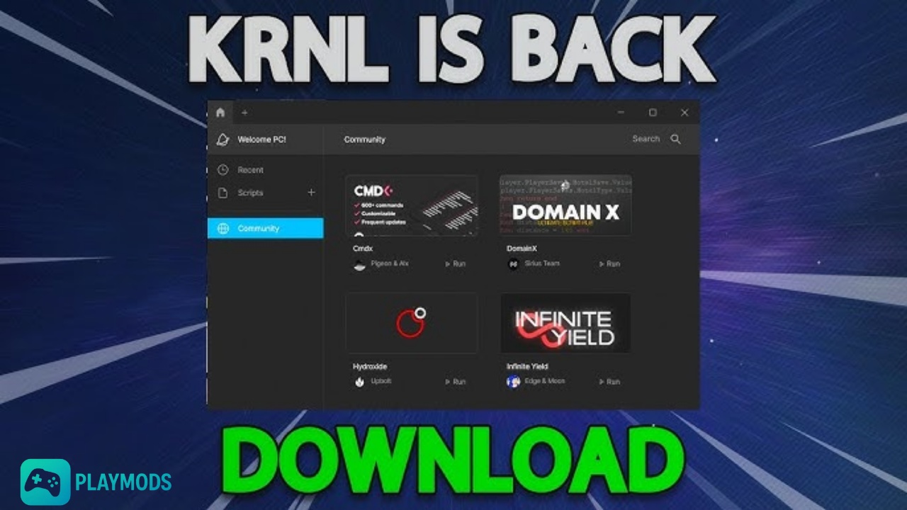 Tải Krnl X ROBLOX (VNG/QT) v2.704 Mới Nhất Cho Điện Thoại Tính năng hấp dẫn của Krnl VNG