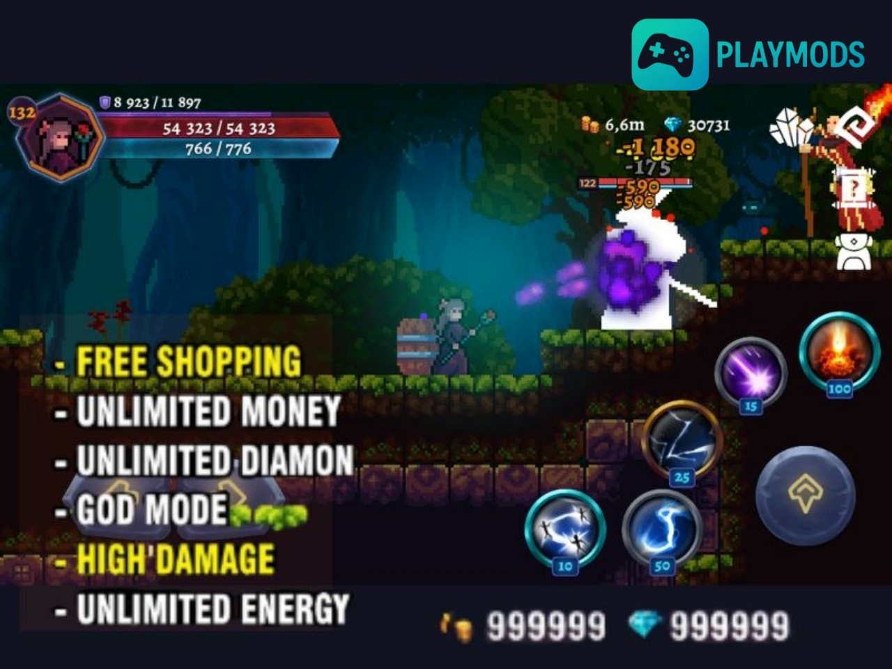Tính Năng Mở Khóa Của Darkrise Mod
