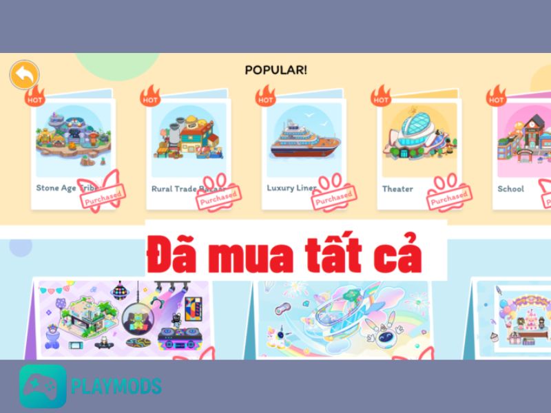 Tính Năng Vượt Trội Bản Yoya Busy Life World Mod