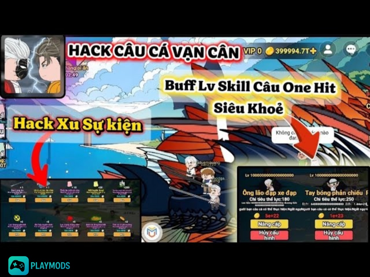 Tải Hack Câu Cá Vạn Cân MOD APK Và API (MOD Menu, Vô Hạn Tiền, Thể Lực) v1.64.0 hack-cau-ca-van-can-02
