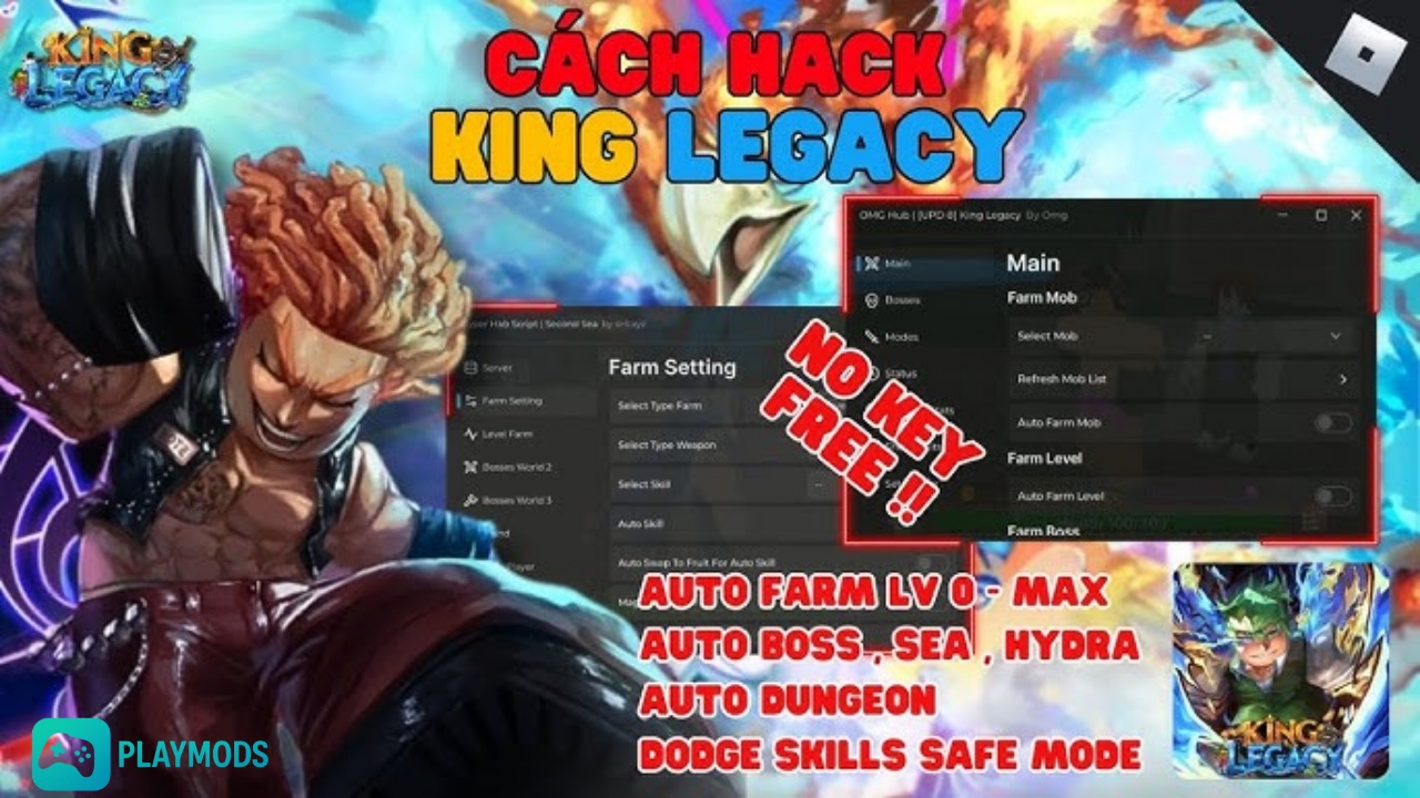 Tải Hack King Legacy + Script (Auto Farm, Teleport, Raid) Update 9 hack-king-legacy-01