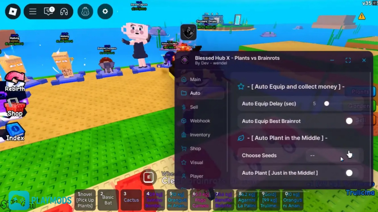 Tải Hack Plants Vs Brainrots + Script (Auto Farm, Fast Attack) Mới Nhất hack-plants-vs-brainrots-02