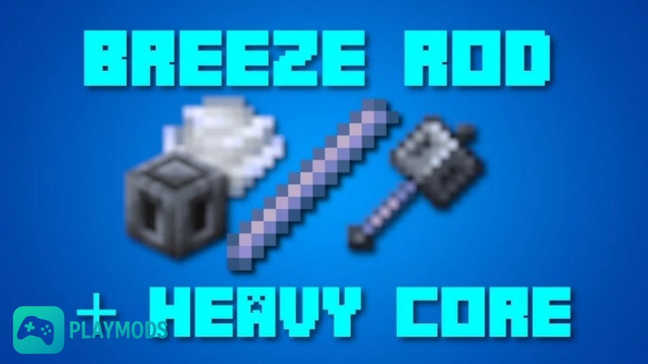 Vũ khí Mace cực mạnh tạo từ 2 nguyên liệu là Breeze Rod và Heavy Core
