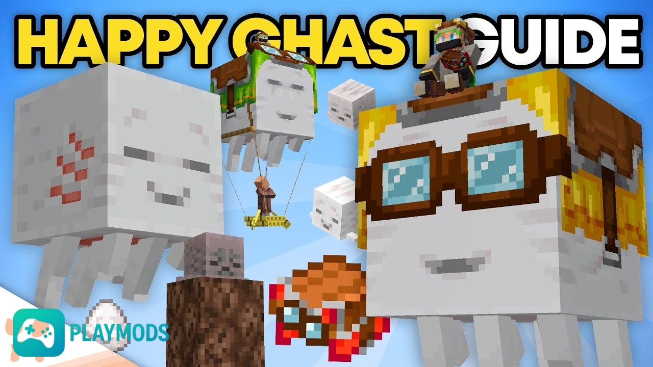 Happy Ghast Được Tinh Chỉnh Giúp Di Chuyển Trên Không Ổn Định Hơn
