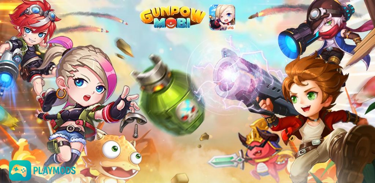 Tải Hack GunPow - Bắn Gà Teen PK MOD APK (Vô Hạn Tiền, Căn Góc) v2.2.6 hack GunPow