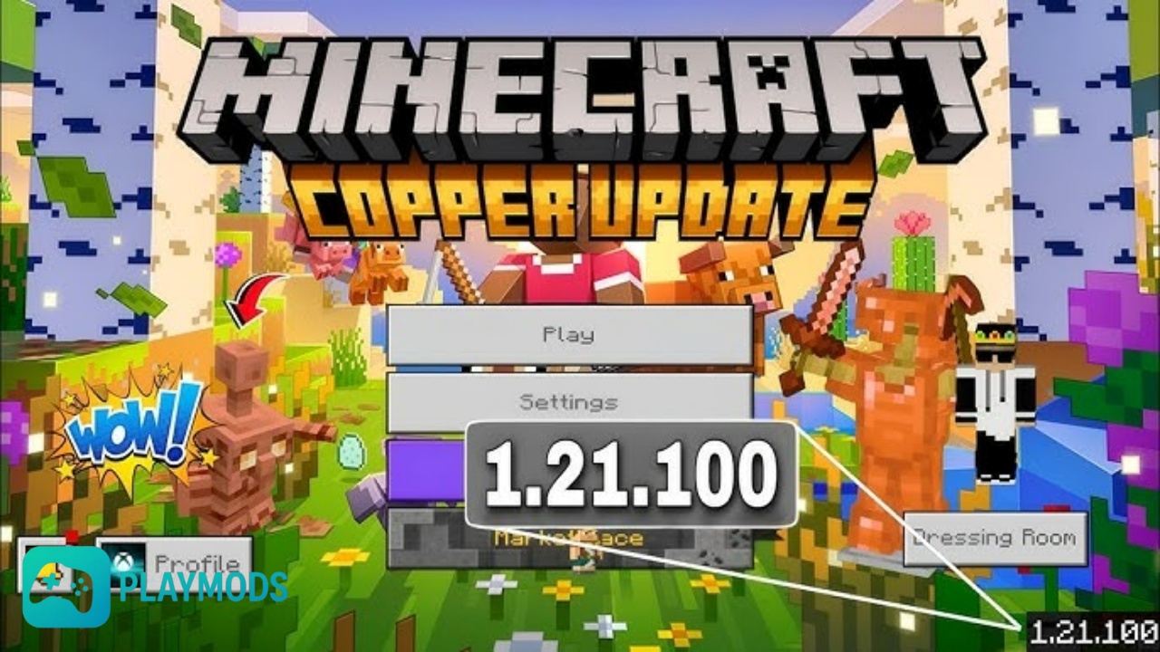 Giới Thiệu Bản Minecraft 1.21.100 APK Tiếng Việt 