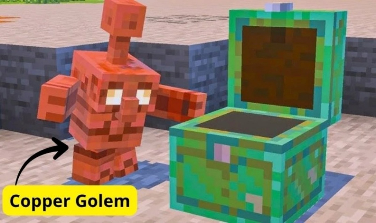 Copper Golem - Mob Mới Hỗ Trợ Xây Dựng Và Bảo Vệ