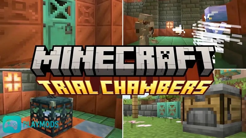Tải Minecraft PE 1.21.10 Apk Bản Tiếng Việt Miễn Phí Cho Android Trial Chambers mở rộng – Thử thách khó hơn, loot giá trị hơn
