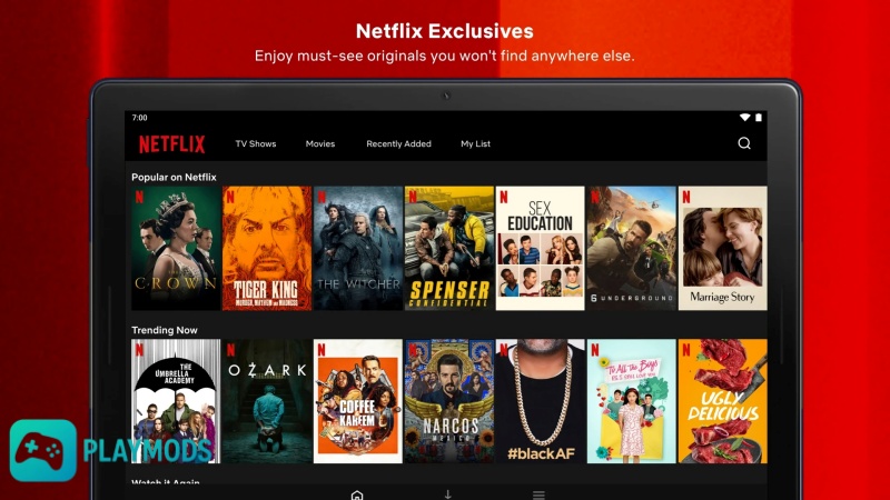 Tải Netflix Mod Apk (Mở Khóa Premium) v9.44.0 Miễn Phí Netflix Originals – Thương Hiệu Nội Dung Riêng