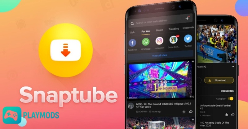 Tải Snaptube Mod Apk (Mở Khóa VIP, Không Quảng Cáo) v7.53.1.75371401 Hàng Triệu Video Sẵn Sàng Để Lưu Offline