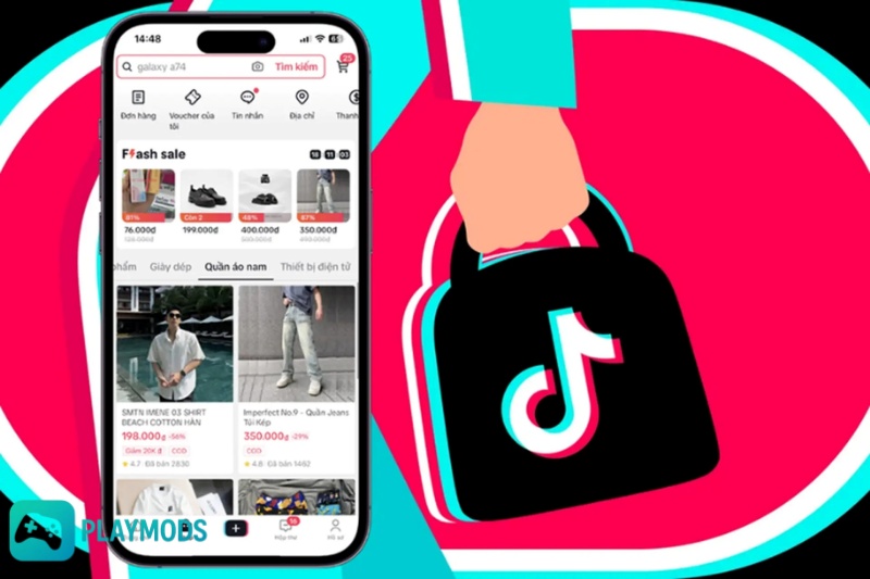 Tải TikTok Mod Apk (Vô Hạn Xu, Mở Khóa Premium, Xóa Quảng Cáo) v43.6.3 Mua Sắm Trực Tuyến Một Cách Dễ Dàng Với TikTok Shop