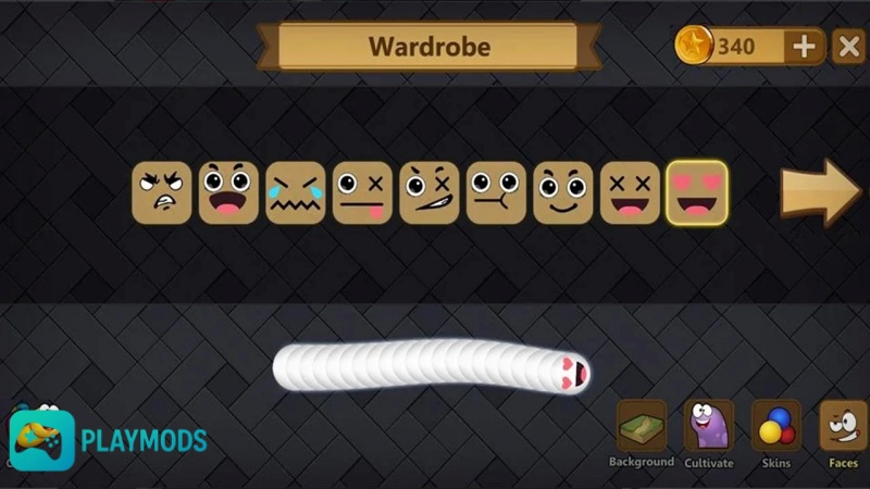 Tải Hack Snake Lite (Full Tiền, Kim Cương, Bất Tử) v4.35.0 Hệ Thống Skin Hệ "Độc Bản" – Cá Nhân Hóa Ngoại Hình Rắn