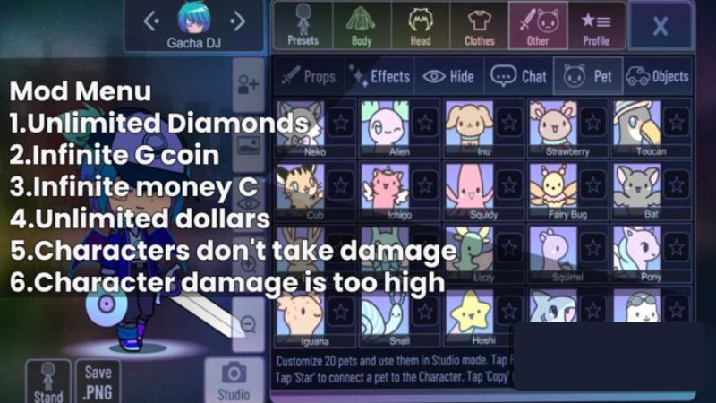 Một Số Tính Năng Nâng Cao Của Gacha MOD APK Tại PLAYMODS