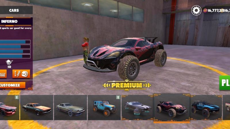 Kho Phương Tiện Offroad Đa Dạng Và Độc Đáo Trong Hack Off The Road